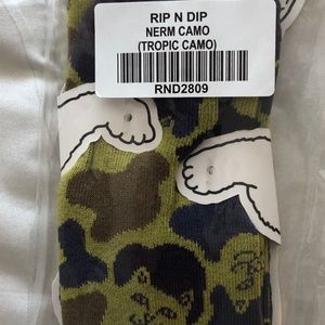 RIP N DIP NERM CAMO (TROPIC CAM0) SOCKS, NEW